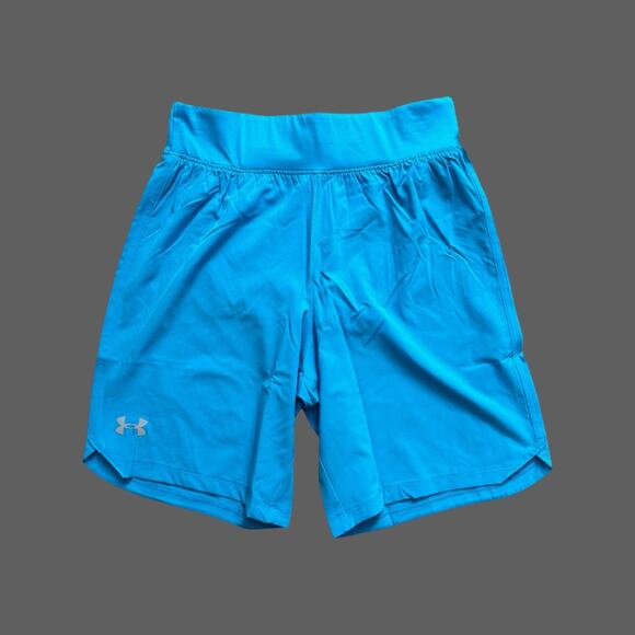 Under Armour UA Mens SpeedPocket 9” NWT Lined Running Shorts Size S 1376998-419 - Picture 1 of 10
